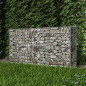 Panier de gabion Acier galvanisé 200x30x100 cm 