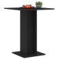 Table de bistro Noir 60x60x75 cm Bois d ingénierie