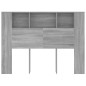 Armoire de tête de lit Sonoma gris 140x18,5x104,5 cm