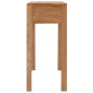 Table console 110x35x75 cm bois de teck solide