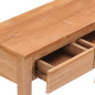 Table console 110x35x75 cm bois de teck solide