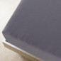 Drap housse Jersey Anthracite 100x200 cm Coton