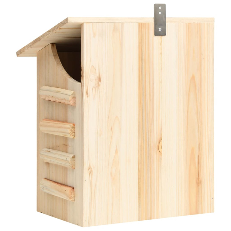 Maison pou chauve souris Bois de sapin massif 30x20x38 cm