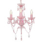 Lustre avec perles Rose Rond 3 x E14