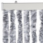 Moustiquaire Blanc et gris 90x220 cm Chenille