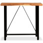 Table de bar Bois massif d acacia 120x60x107 cm