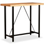 Table de bar Bois massif d acacia 120x60x107 cm