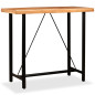 Table de bar Bois massif d acacia 120x60x107 cm