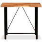 Table de bar Bois massif d acacia 120x60x107 cm