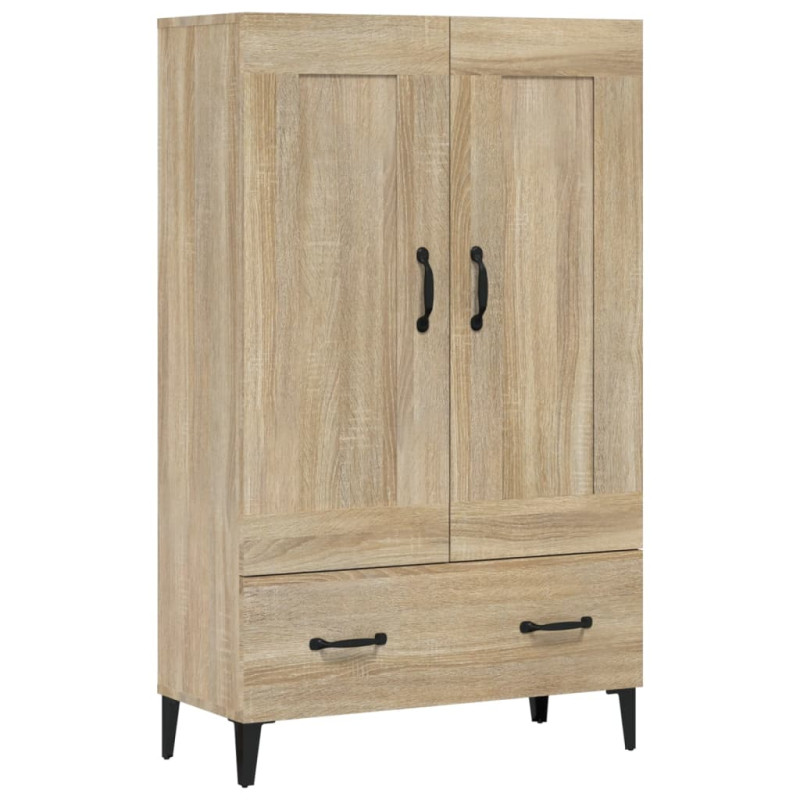 Buffet haut Chêne sonoma 70x31x115 cm Bois d ingénierie