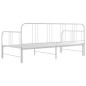 Cadre de canapé lit extensible sans matelas blanc 90x200 cm