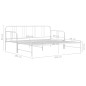 Cadre de canapé lit extensible sans matelas blanc 90x200 cm