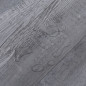 Dalles de plancher PVC 5,02 m² 2 mm autoadhésif gris bois mat