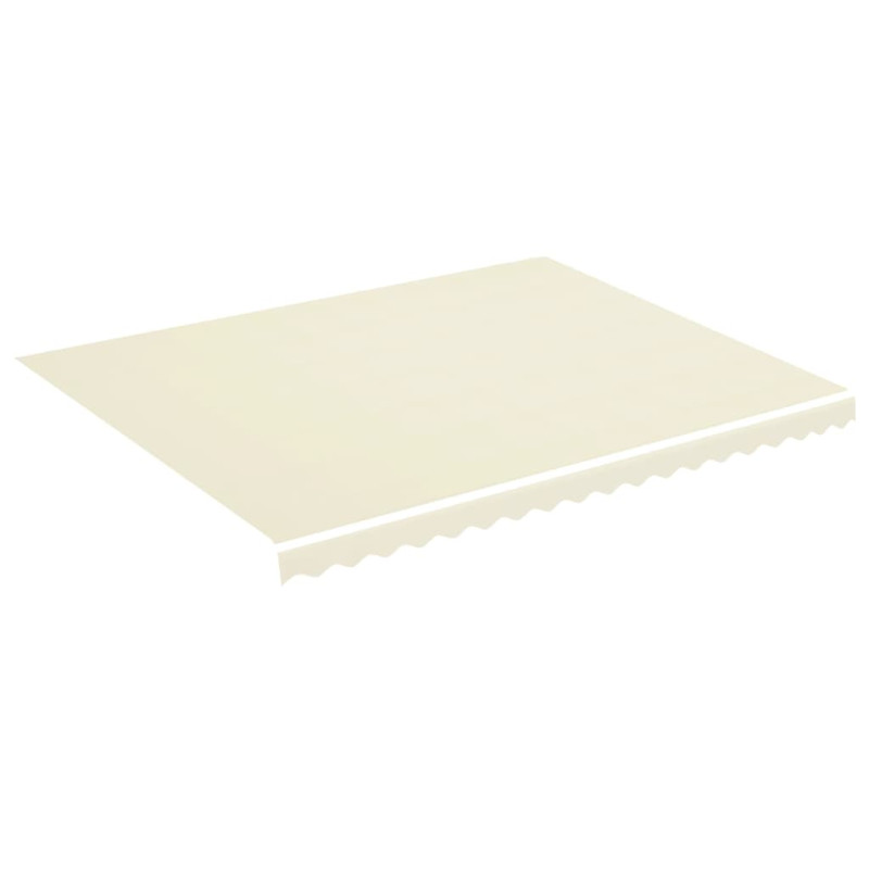 Tissu de remplacement pour auvent Crème 4,5x3,5 m