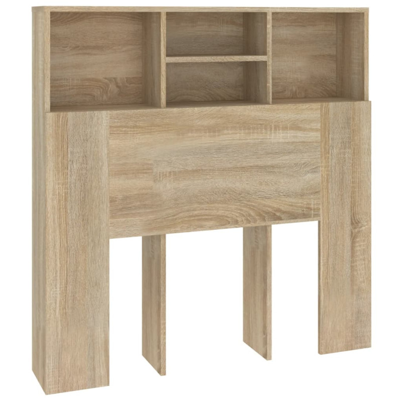 Armoire de tête de lit chêne sonoma 100x19x103,5 cm