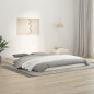 Cadre de lit sans matelas blanc 160x200 cm bois de pin massif