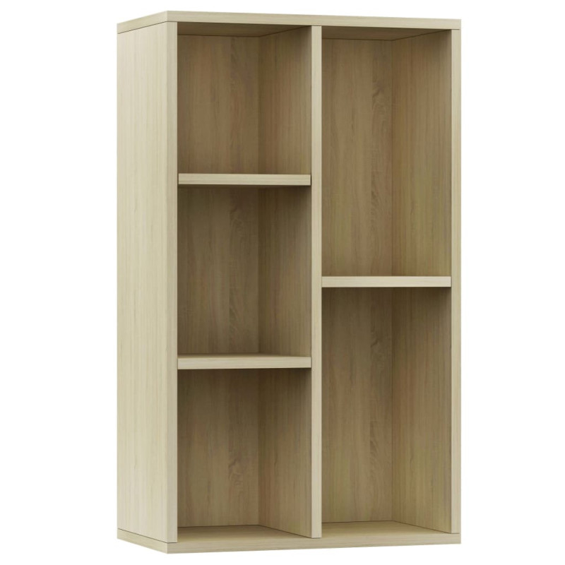 Bibliothèque Buffet Chêne sonoma 50x25x80 cm Bois d’ingénierie