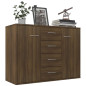 Buffet Chêne marron 88x30x65 cm Bois d ingénierie