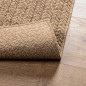 Tapis ZIZUR 200x290 cm aspect de jute intérieur et extérieur