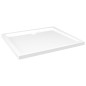 Receveur de douche rectangulaire ABS Blanc 80x90 cm