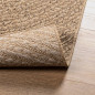 Tapis ZIZUR 160x230 cm aspect de jute intérieur et extérieur