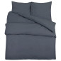 Ensemble de housse de couette Anthracite 220x240 cm Microfibre