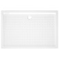 Receveur de douche avec picots Blanc 80x120x4 cm ABS