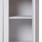 Garde robe 3 portes Blanc 118x50x171,5cm Pin Assortiment Panama