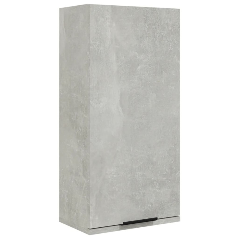 Armoire de salle de bain murale Gris béton 32x20x67 cm