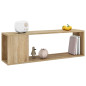 Meuble TV Chêne sonoma 100x24x32 cm Bois d ingénierie