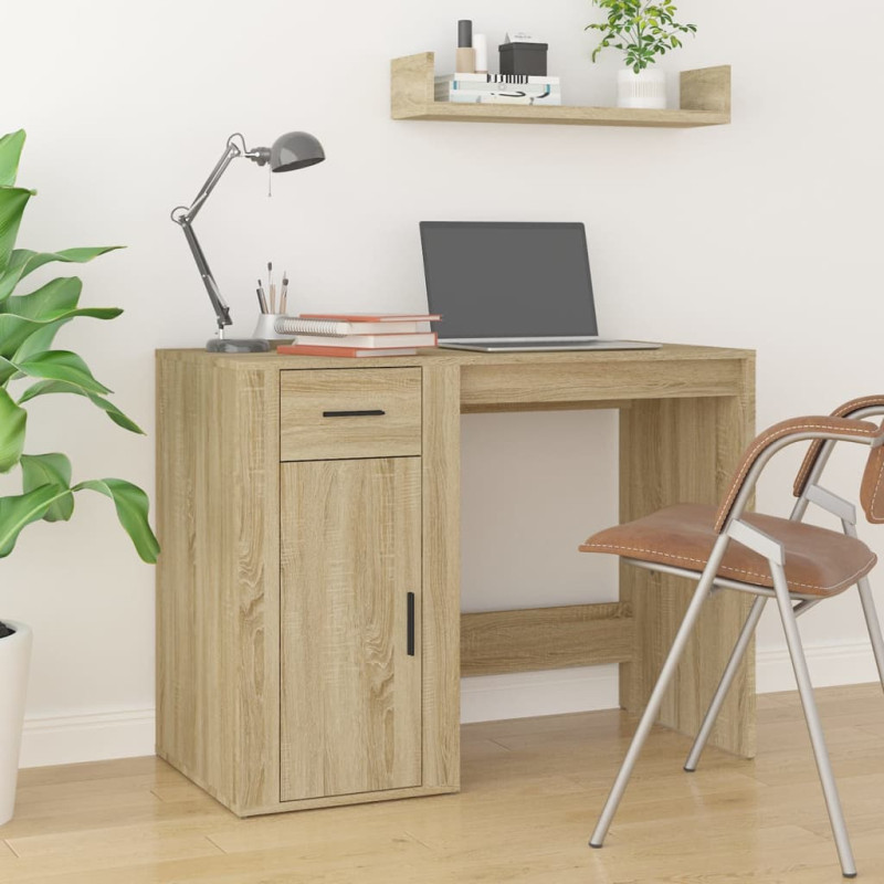 Bureau Chêne sonoma 100x49x75 cm Bois d ingénierie