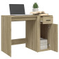 Bureau Chêne sonoma 100x49x75 cm Bois d ingénierie