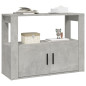 Buffet Gris béton 80x30x60 cm Bois d ingénierie