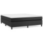 Cadre de lit sans matelas noir 180x200 cm similicuir