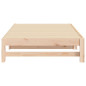 Lit coulissant sans matelas 2x(80x200) cm Bois de pin massif