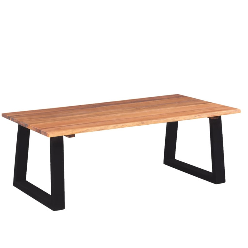 Table basse Bois d acacia massif 110x60x40 cm