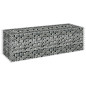 Lit surélevé à gabion Acier galvanisé 90x30x30 cm