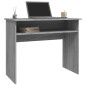 Bureau Sonoma gris 90x50x74 cm Bois d ingénierie 