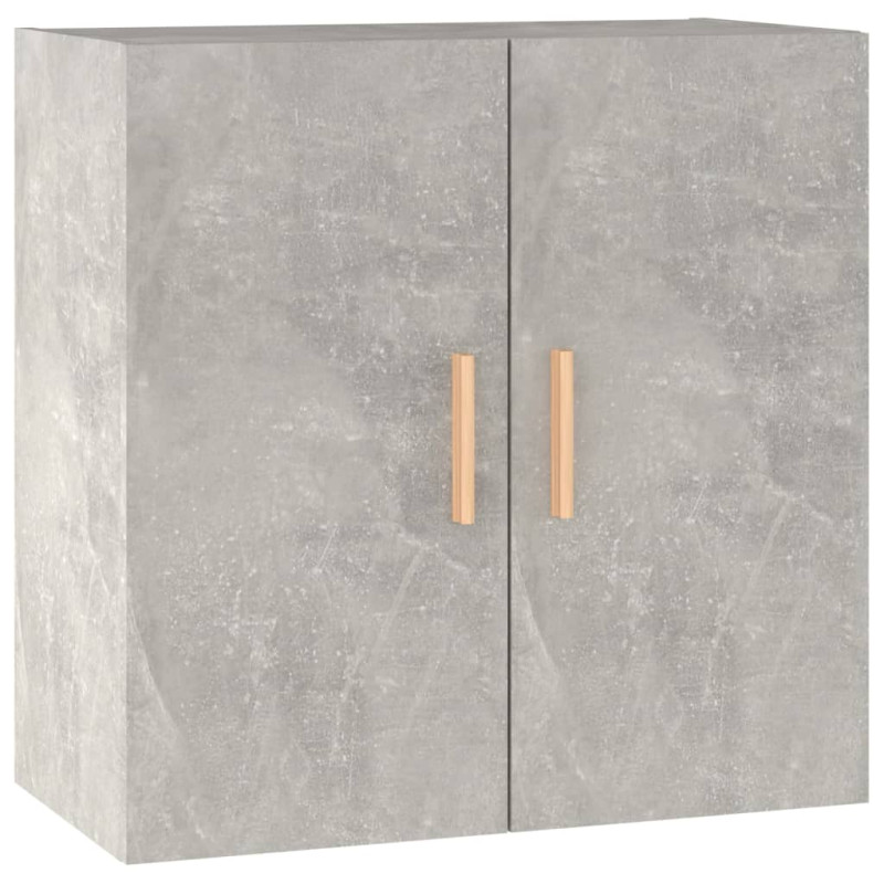 Armoire murale Gris béton 60x30x60 cm Bois d ingénierie 