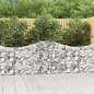 Panier de gabions arqué 200x30x80 100 cm Fer galvanisé