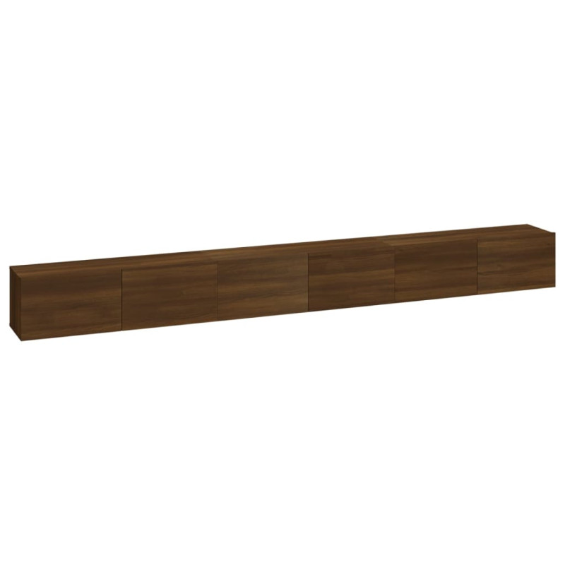 Ensemble de meubles TV 3 pcs Chêne marron Bois d ingénierie