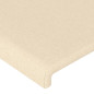 Tête de lit Crème 80x5x78 88 cm Tissu