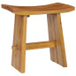 Tabouret Bois de teck massif