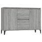 Buffet Sonoma gris 104x35x70 cm Bois d ingénierie