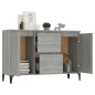 Buffet Sonoma gris 104x35x70 cm Bois d ingénierie