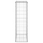 Mur en gabion avec couvercles Acier galvanisé 60x30x100 cm