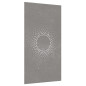 Décoration murale jardin 105x55cm acier corten design du soleil