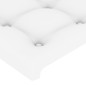 Têtes de lit 2 pcs Blanc 72x5x78 88 cm Similicuir