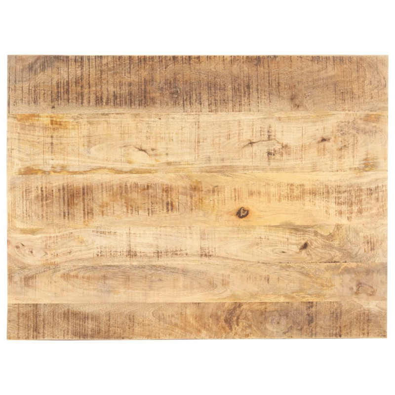 Dessus de table Bois de manguier solide 15 16 mm 70x60 cm