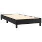 Cadre de lit sans matelas noir 90x200 cm similicuir